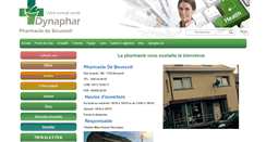 Desktop Screenshot of pharmacieboussoit.be